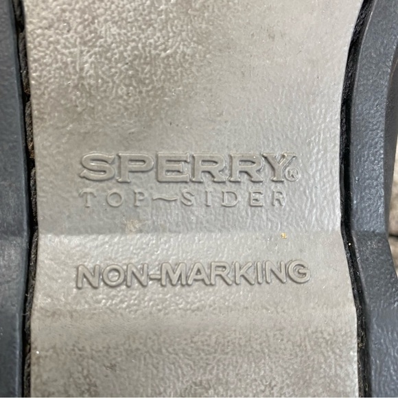 Sperry Topsiders Cloud Original Chukka Black Gray Leather Boot 12 - Picture 9 of 12